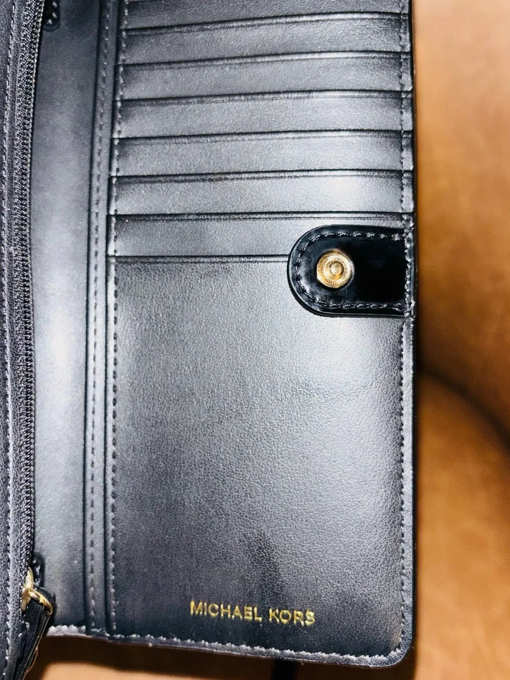 Michael Kors glossy patent